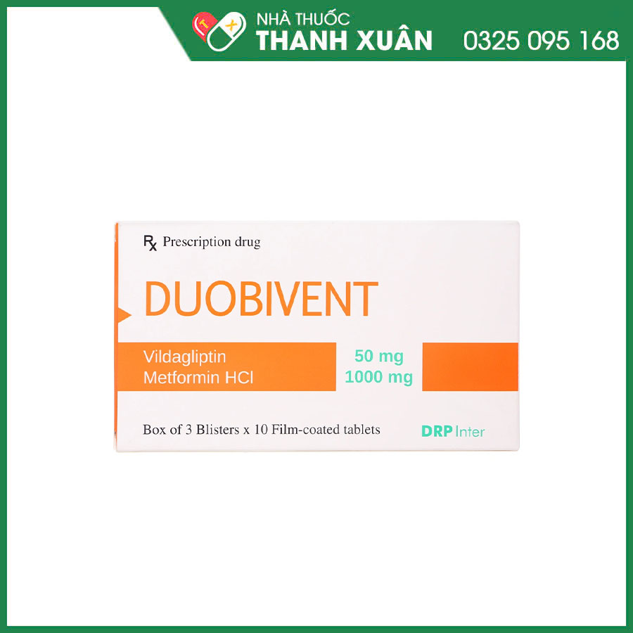 Duobivent thuốc điều trị đái tháo đường tuýp 2
